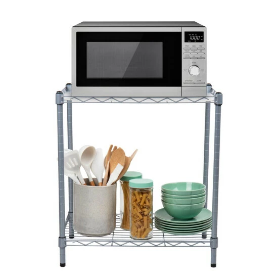 Best reviews of π Mind Reader 2-Tier Metal Rack Utility Shelf & Microwave Stand, Silver π₯ 1 Best reviews of π Mind Reader 2-Tier Metal Rack Utility Shelf & Microwave Stand, Silver π₯