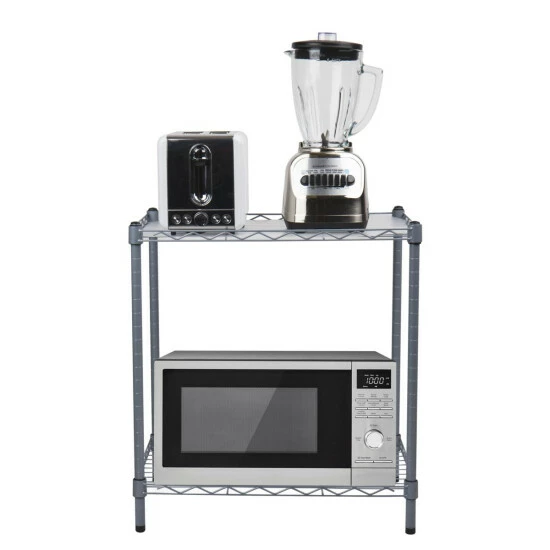 Best reviews of π Mind Reader 2-Tier Metal Rack Utility Shelf & Microwave Stand, Silver π₯ 6 Best reviews of π Mind Reader 2-Tier Metal Rack Utility Shelf & Microwave Stand, Silver π₯ - Image 6