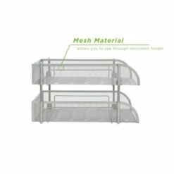 Discount β¨ Mind Reader 2-Piece Stackable Metal Mesh Letter Tray, Silver π 14 Discount β¨ Mind Reader 2-Piece Stackable Metal Mesh Letter Tray, Silver π -Mind Reader Sales Store unnamed file 959