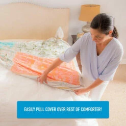 Best deal 👏 Mind Reader Duvaid Duvet Cover Removal Helper Clips, White 🤩 -Mind Reader Sales Store unnamed file 966