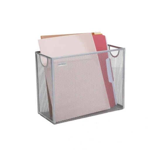 Outlet π Mind Reader Metal Mesh File Organizer Storage Basket Silver π 9 Outlet π Mind Reader Metal Mesh File Organizer Storage Basket Silver π - Image 9