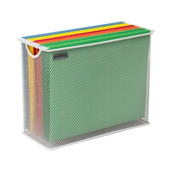 Outlet π Mind Reader Metal Mesh File Organizer Storage Basket Silver π 14 Outlet π Mind Reader Metal Mesh File Organizer Storage Basket Silver π - Image 14