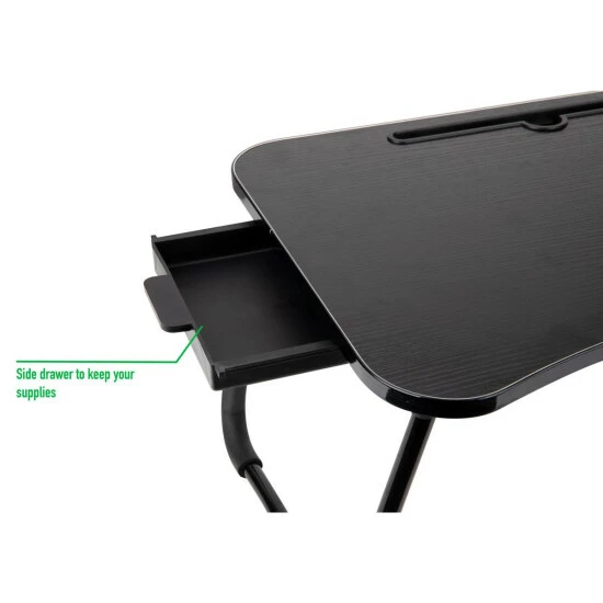Cheapest 🤩 Mind Reader Freestanding Foldable Bed Tray With Storage Drawer, Black 🥰 7 Cheapest 🤩 Mind Reader Freestanding Foldable Bed Tray With Storage Drawer, Black 🥰 - Image 7