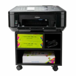Flash Sale 😍 Mind Reader Rolling Printer Cart, Black 🤩